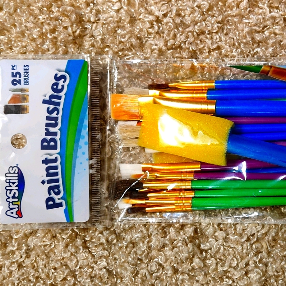 Artskills paint brushes.